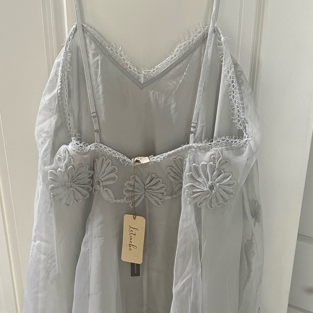 anthropology Kivari Light Blue XL dress - Picture 5 of 6
